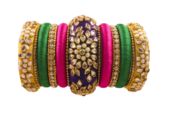 silk thread Grandeur Bangle Collections 