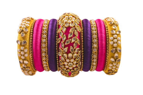 silk thread Grandeur Bangle Collections 