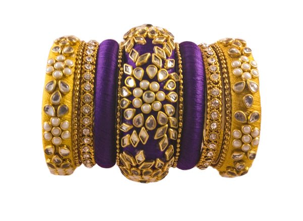 silk thread Grandeur Bangle Collections 