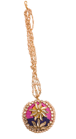 silk thread Maang Tikka 