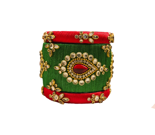 silk thread Single Bangle Collections 