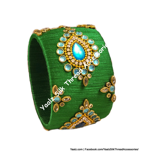 silk thread Single Bangle Collections 