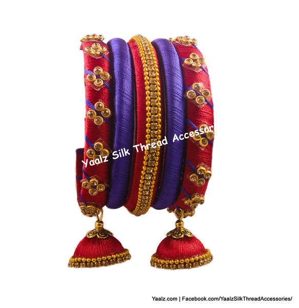 silk thread Grandeur Bangle Collections 