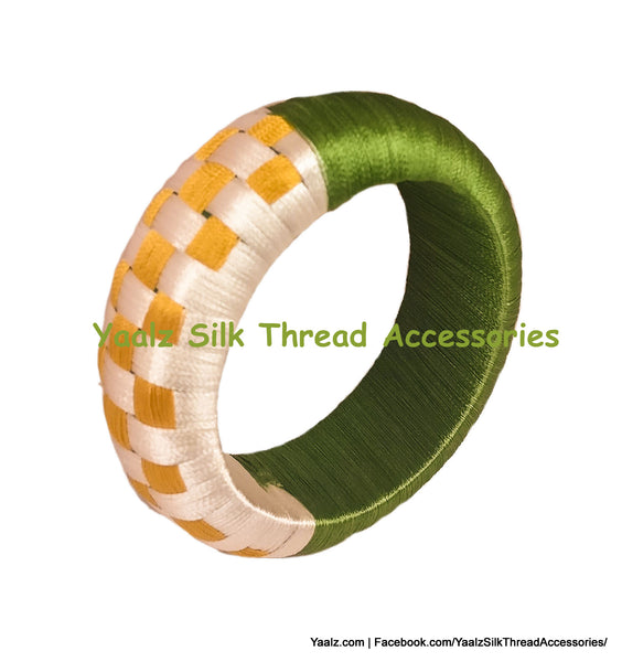 silk thread Checker Bangles 