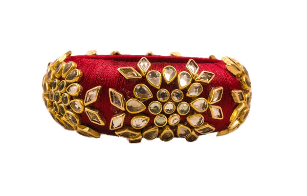 silk thread Single Bangle Collections 