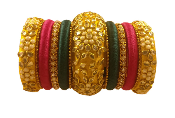 silk thread Grandeur Bangle Collections 