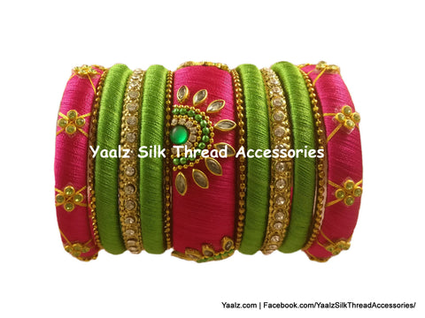 silk thread Grandeur Bangle Collections 