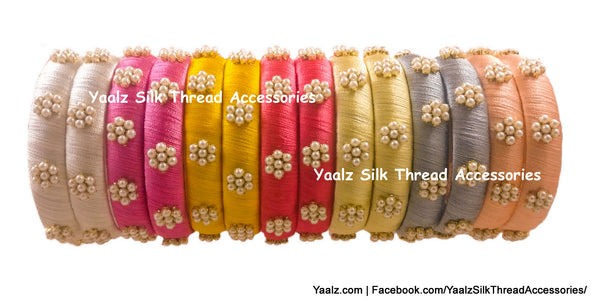 silk thread Single Bangle Collections 