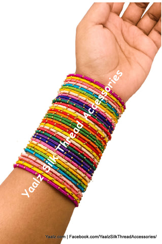 silk thread Grandeur Bangle Collections 