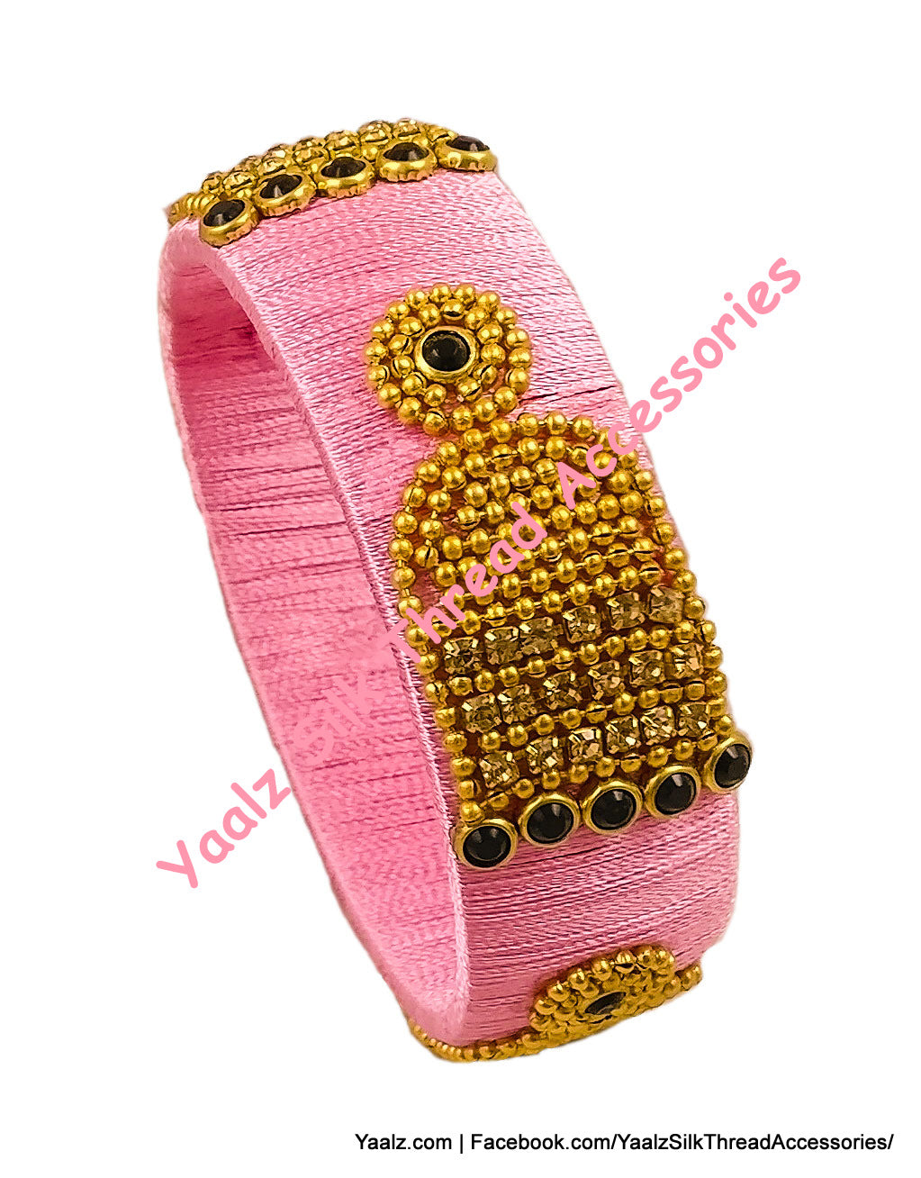 Black and shop pink bangles