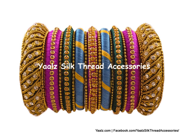 silk thread Grandeur Bangle Collections 