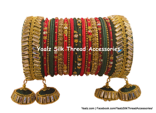 silk thread Grandeur Bangle Collections 