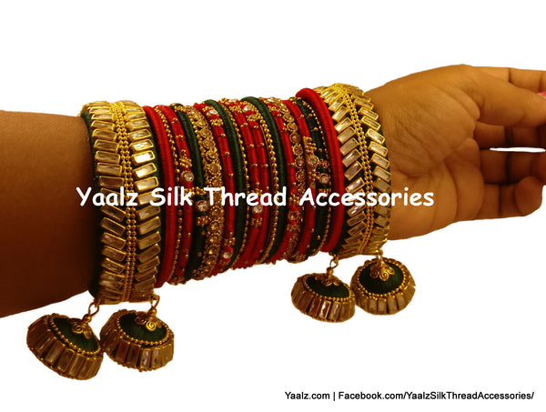 silk thread Grandeur Bangle Collections 