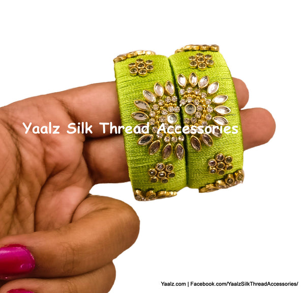 Silk thread bangles