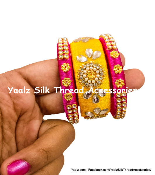 silk thread Grandeur Bangle Collections 