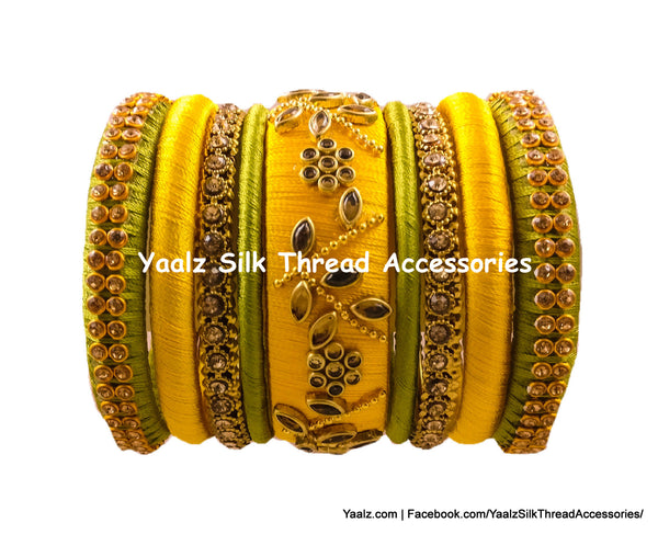 silk thread Grandeur Bangle Collections 