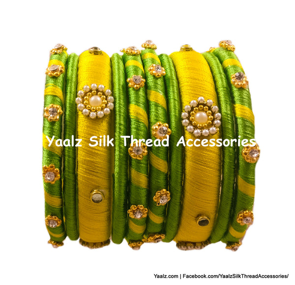 silk thread Grandeur Bangle Collections 