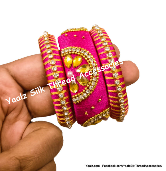 silk thread Grandeur Bangle Collections 