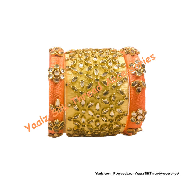 silk thread Single Bangle Collections 