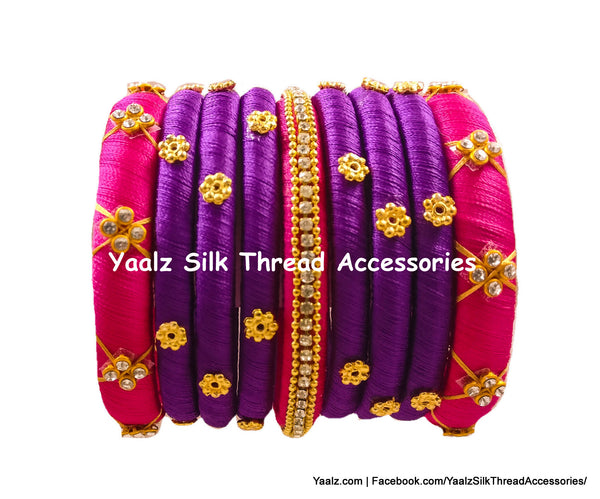 silk thread Grandeur Bangle Collections 