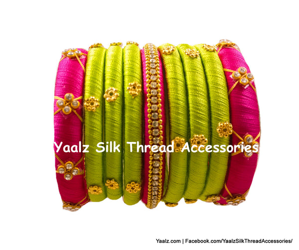 silk thread Grandeur Bangle Collections 
