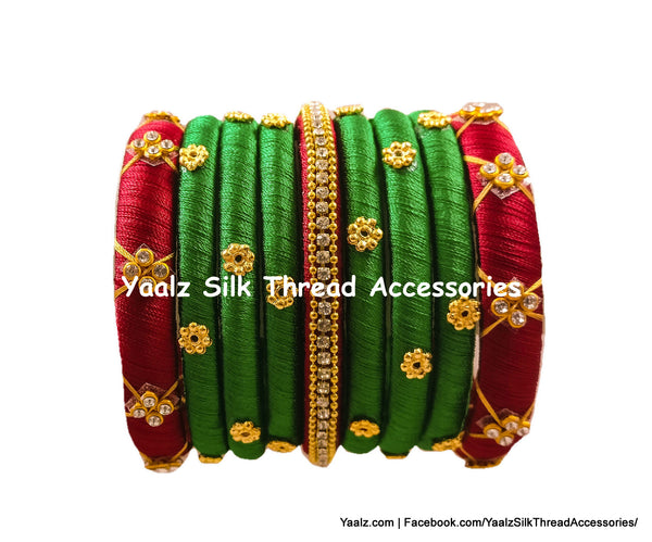 silk thread Grandeur Bangle Collections 