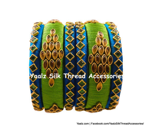 silk thread Grandeur Bangle Collections 