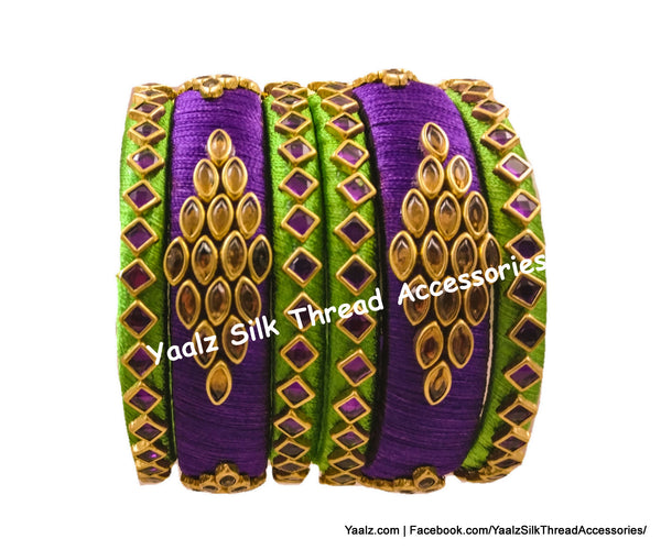 silk thread Grandeur Bangle Collections 