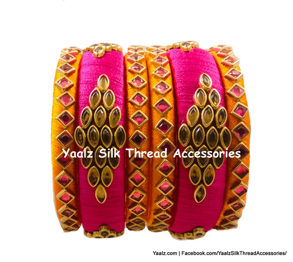 silk thread Grandeur Bangle Collections 