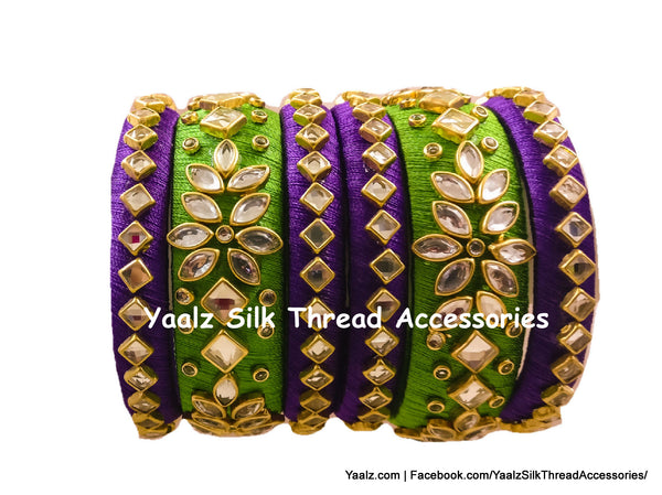 silk thread Grandeur Bangle Collections 