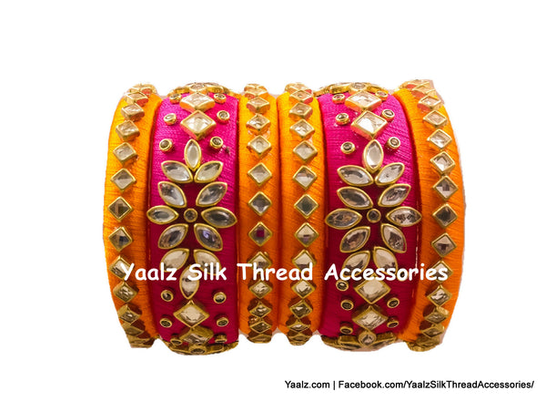 silk thread Grandeur Bangle Collections 