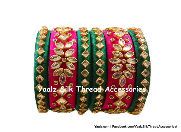 silk thread Grandeur Bangle Collections 