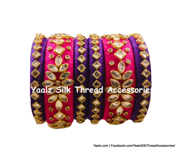 silk thread Grandeur Bangle Collections 