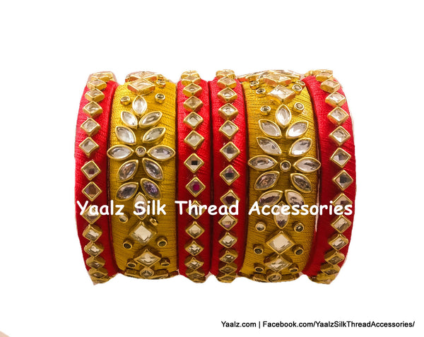 silk thread Grandeur Bangle Collections 