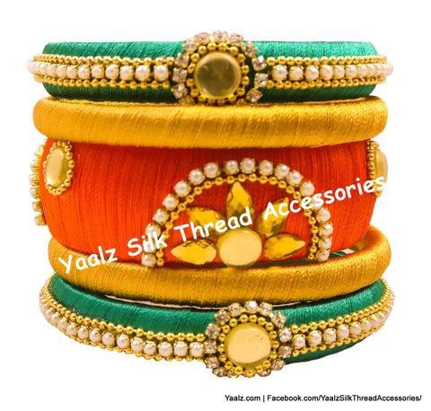 silk thread Grandeur Bangle Collections 