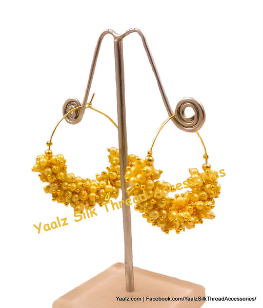 silk thread Grandeur Jumka Collections 