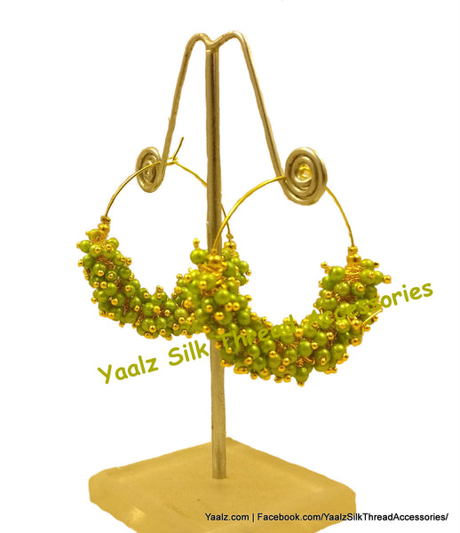 silk thread Grandeur Jumka Collections 