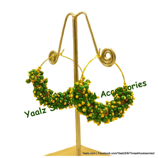 silk thread Grandeur Jumka Collections 