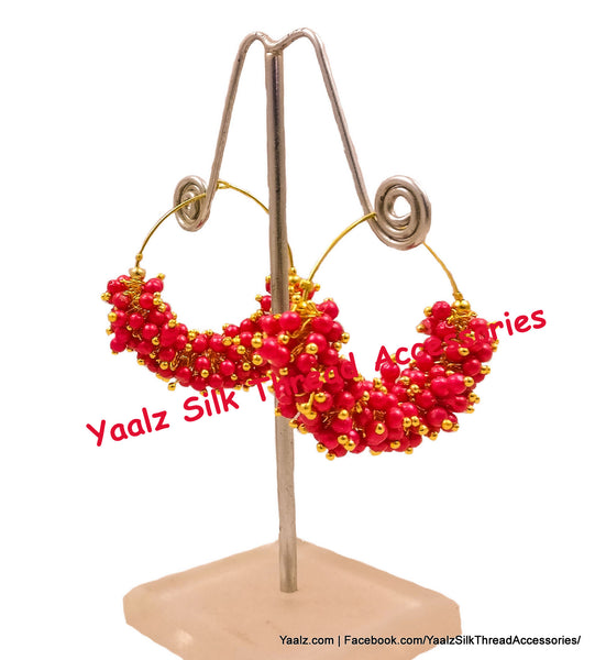 silk thread Grandeur Jumka Collections 