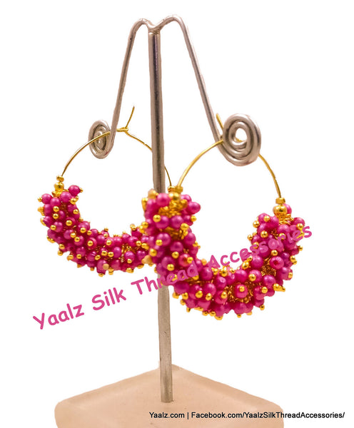 silk thread Grandeur Jumka Collections 