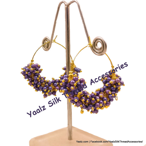 silk thread Grandeur Jumka Collections 