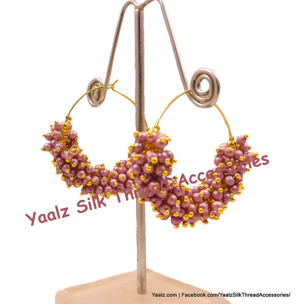 silk thread Grandeur Jumka Collections 