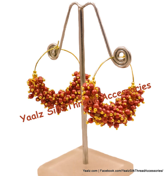 silk thread Grandeur Jumka Collections 