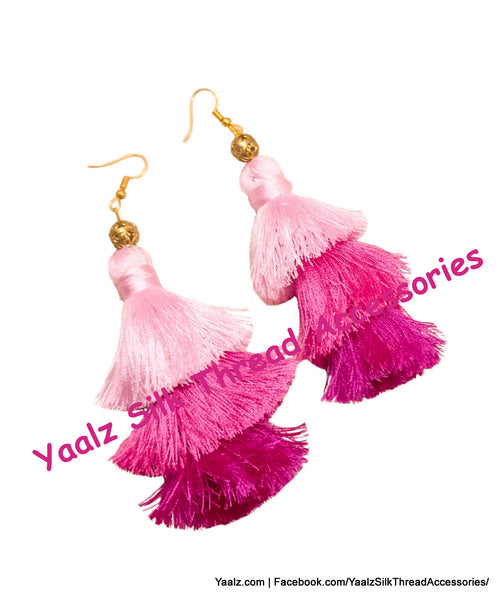 silk thread Grandeur Jumka Collections 