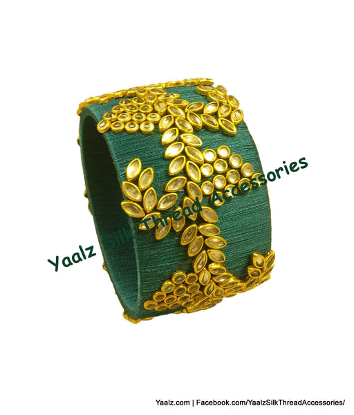 silk thread Single Bangle Collections 