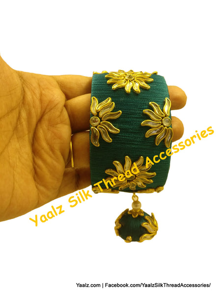silk thread Single Bangle Collections 