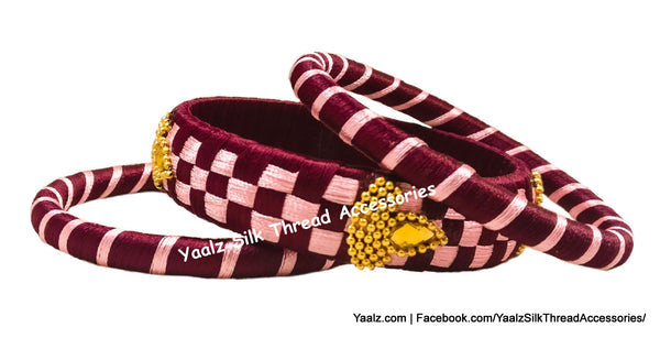 silk thread Checker Bangles 