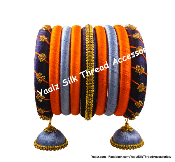 silk thread Grandeur Bangle Collections 