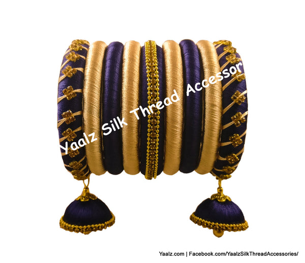 silk thread Grandeur Bangle Collections 
