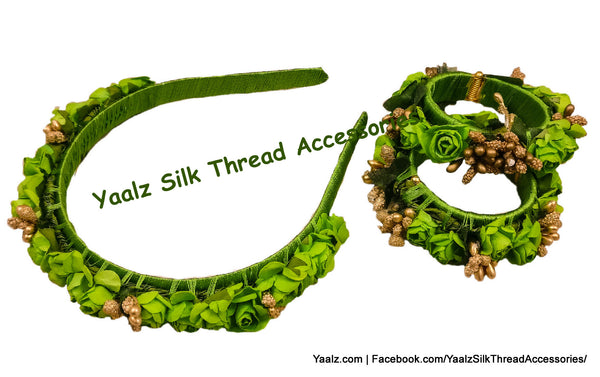 silk thread Hair Bands 
